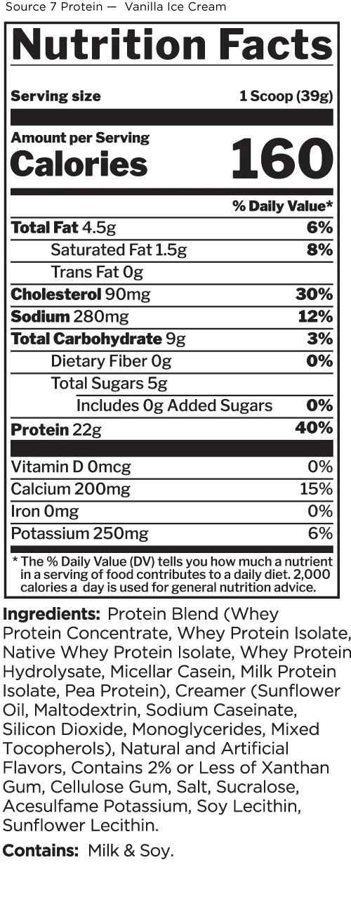 Rule One Source7 Protein - 809 - 920 grams