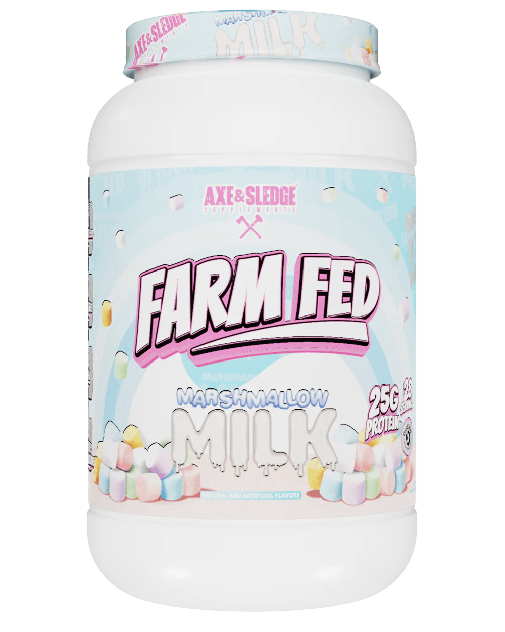 AXE & SLEDGE Farm Fed - Grass-Fed Whey Protein Isolate 30 servings / Marshmallow Milk Grass-Fed Whey Protein Isolate