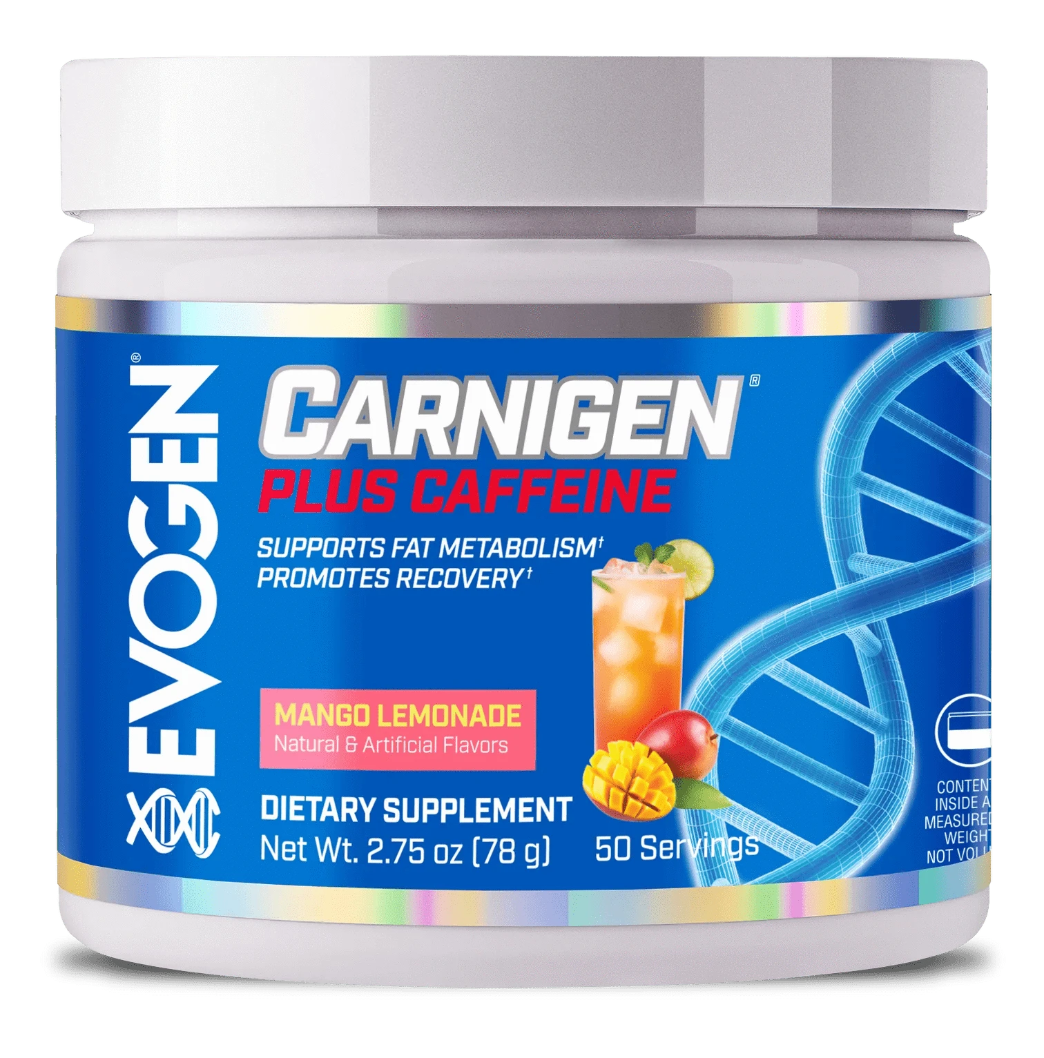 Evogen Carnigen Plus Caffeine 50 servings / Mango Lemonade Fat Burner
