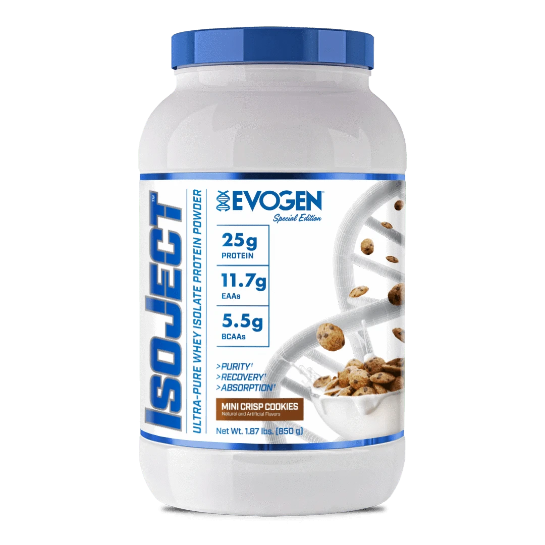 Evogen IsoJect Mini Crips Cookies Whey Protein Isolate