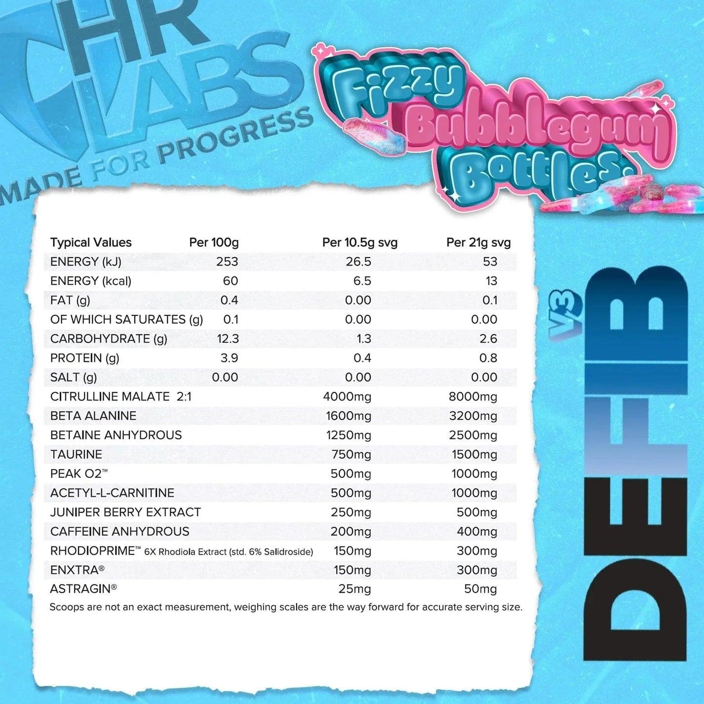 HR Labs HR Labs Defib V3 Pre-Workout
