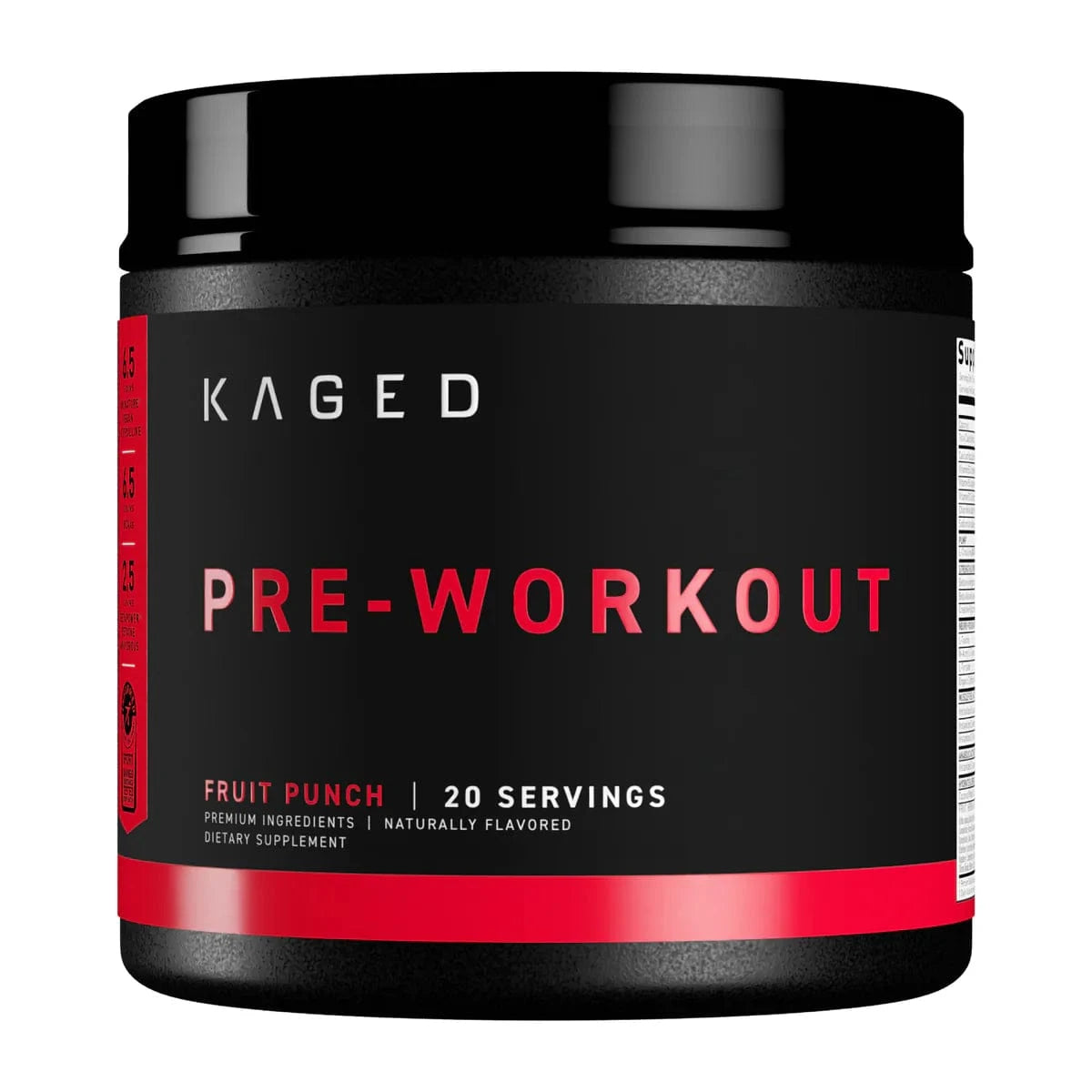 Kaged Muscle Pre-Kaged - Pre-Workout 20 servings / Fruit Punch Pre-Workout