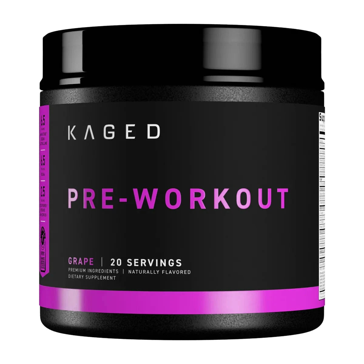 Kaged Muscle Pre-Kaged - Pre-Workout 20 servings / Grape Pre-Workout