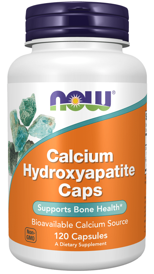 NOW Foods Calcium Hydroxyapatite 120 Capsules Calcium Hydroxyapatite