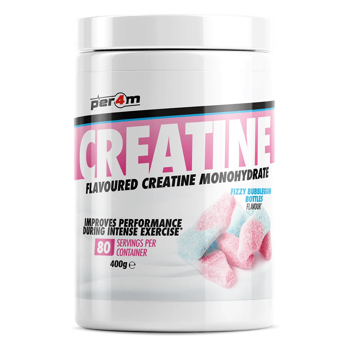 Per4m Per4m Creatine - 400g 400g / Fizzy Bubblegum Bottles Creatine Powder