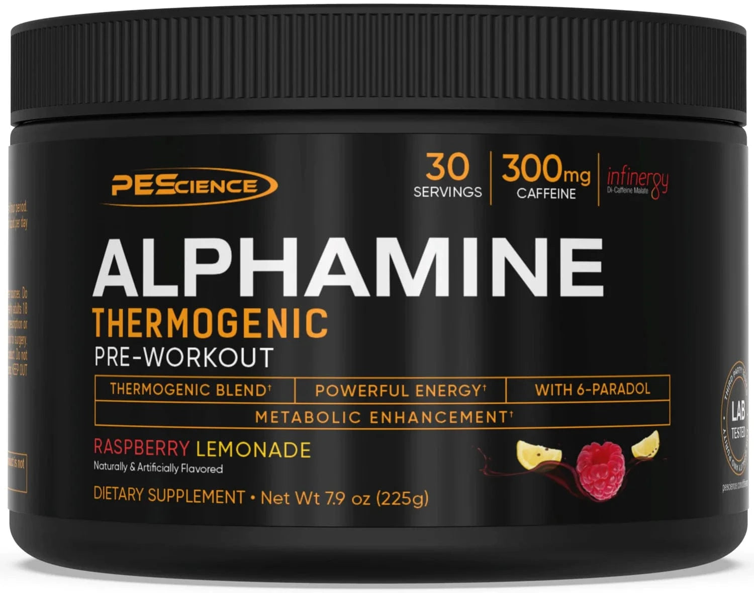 PEScience Alphamine - Thermogenic Energy Pre-Workout Powdered Fat Burner