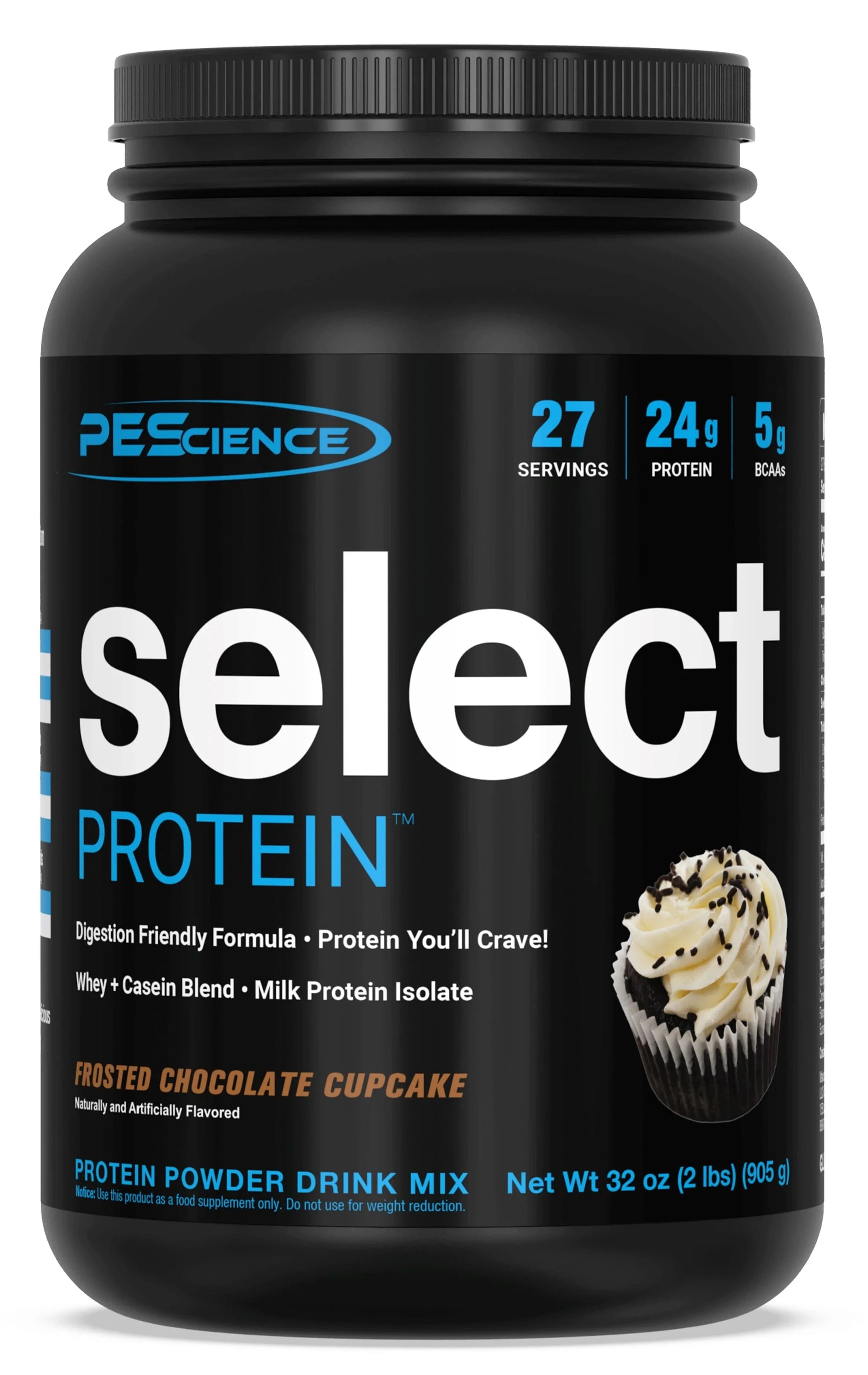 PEScience Select Protein 837 - 905 grams 27 servings / Frosted Chocolate Cupcake Protein Powder