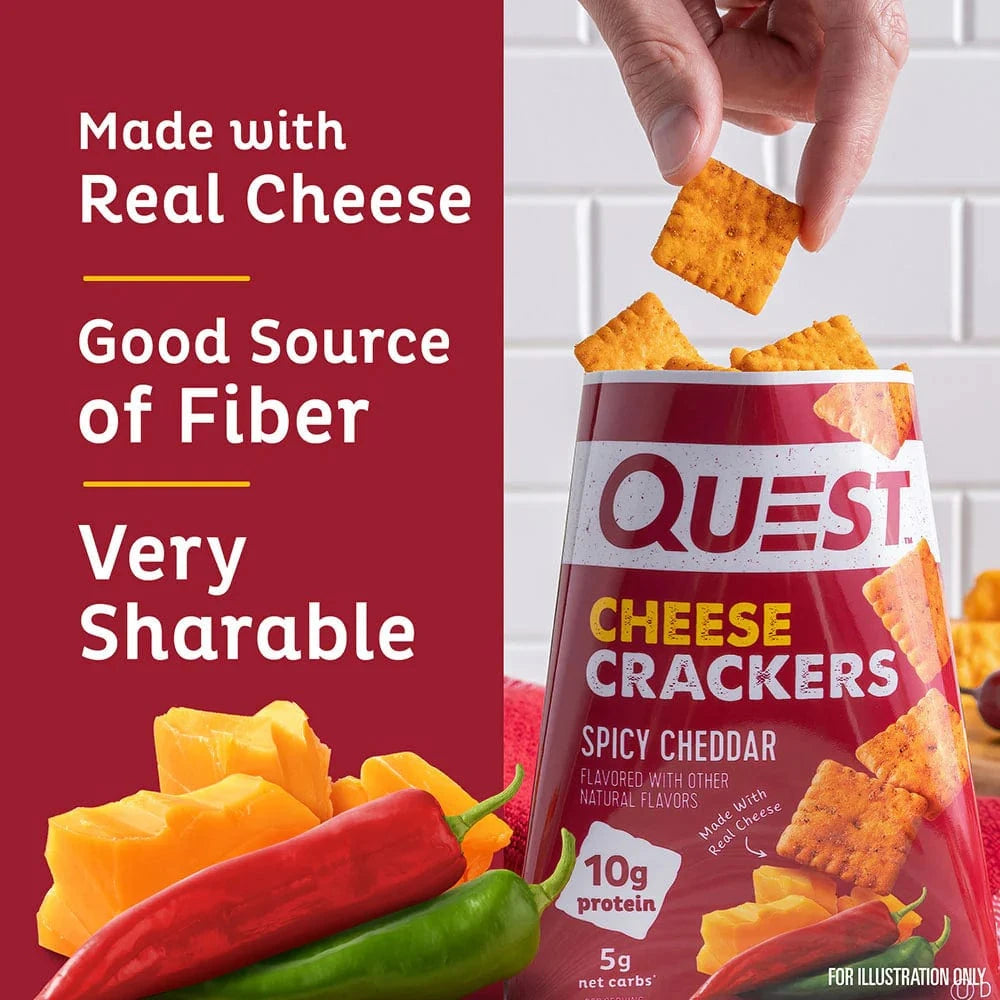 Quest Nutrition Cheese Crackers 4x30g Protein Crackers