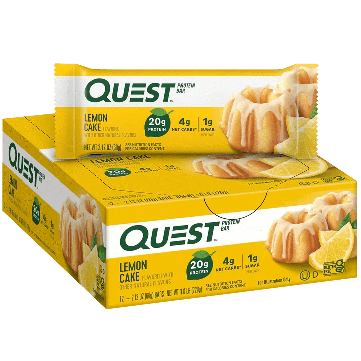 Quest Nutrition Quest Nutrition Protein Bar 12x60g 12 x 60g / Lemon Cake Protein Bars