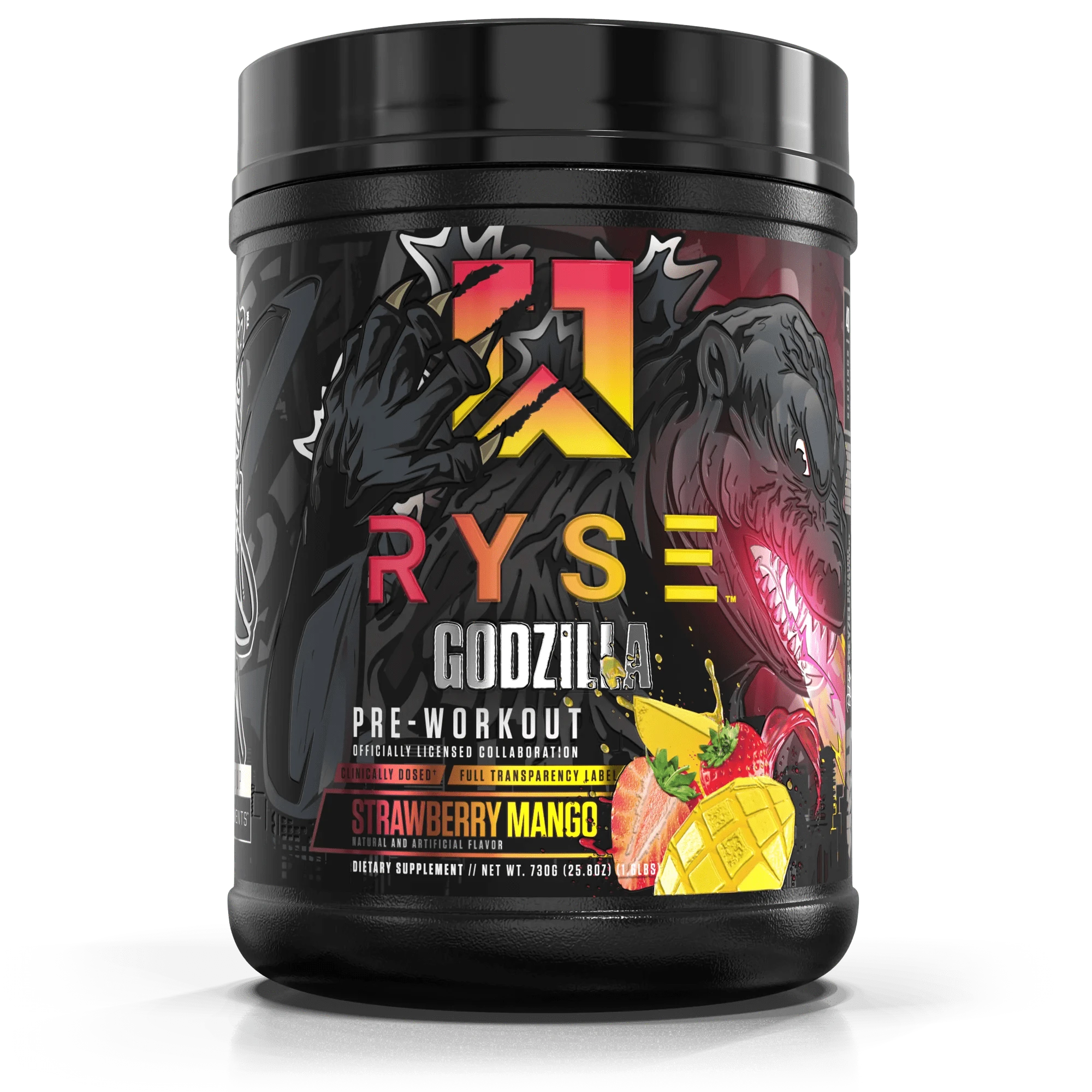 RYSE Godzilla 40 servings / Strawberry Mango Pre-Workout