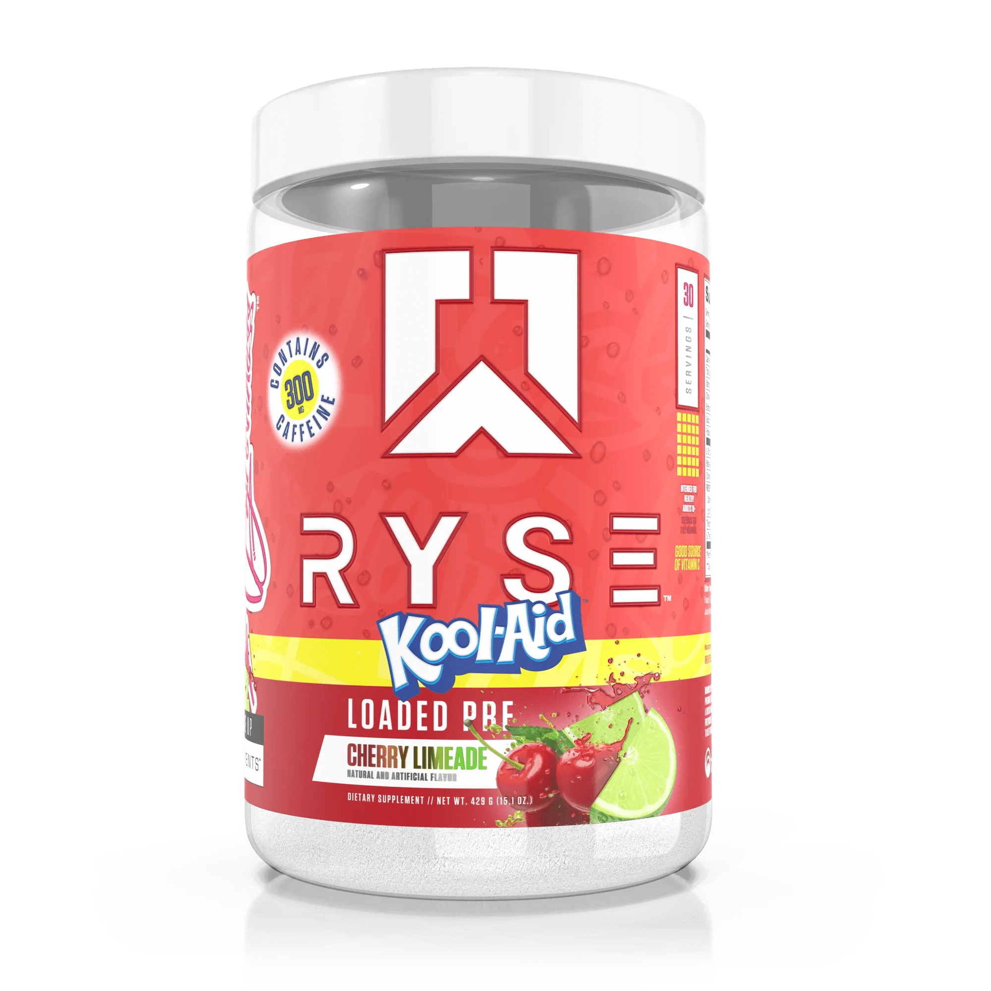 RYSE Loaded Pre 30 servings / Kool-Aid Cherry Limeade Pre-Workout