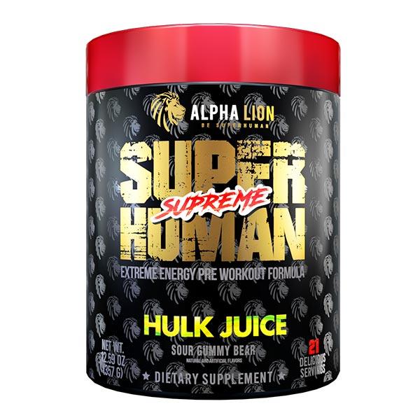 Alpha Lion SuperHuman Supreme - Hardcore Stim Pre-Workout 21 servings / Hulk Juice Hardcore Stim Pre-Workout