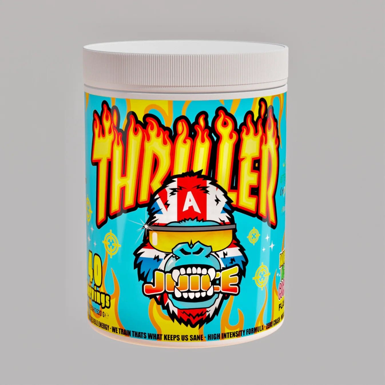 Gorillalpha Thriller Juice Pre Workout 40 servings / Mighty Melon Cocktail High Stim Pre Workout