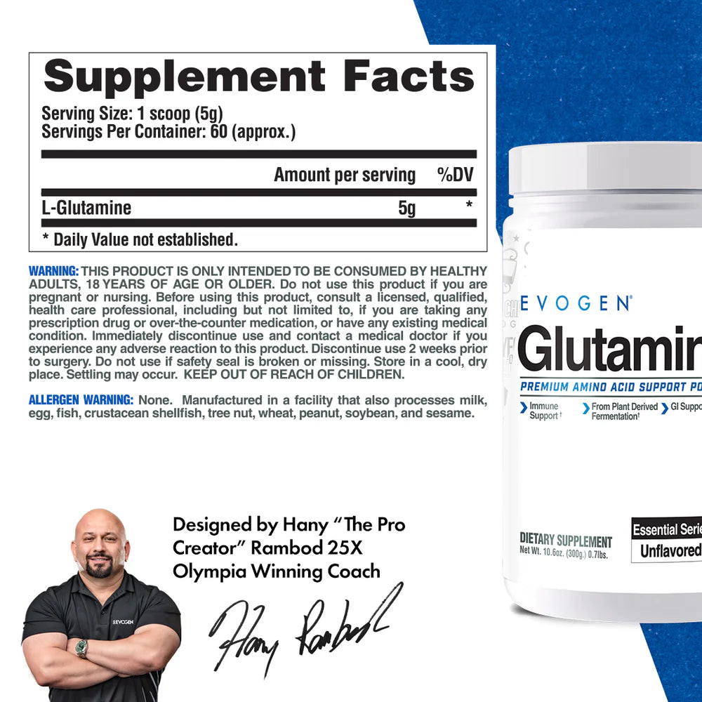 Evogen Glutamine - 60 Servings
