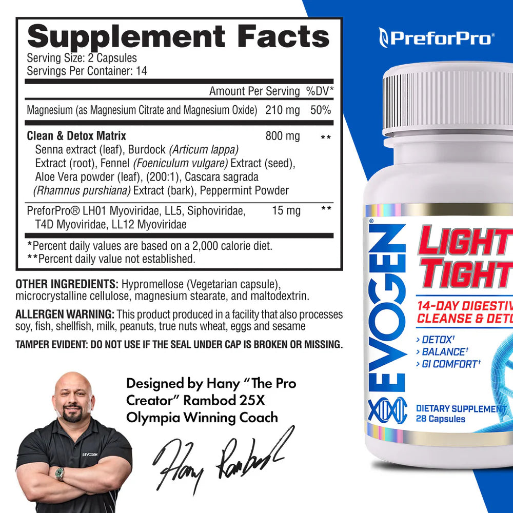 Evogen Light & Tight - 28 Capsules