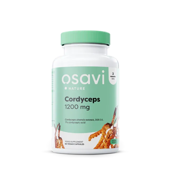 Osavi Cordyceps 1200 mg - 60/120 Vegan Capsules