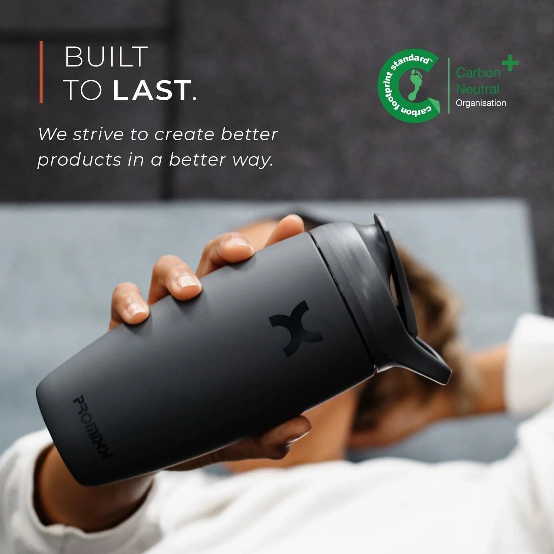 PROMiXX PURSUIT Insulated 550ml Stainless Steel Shaker