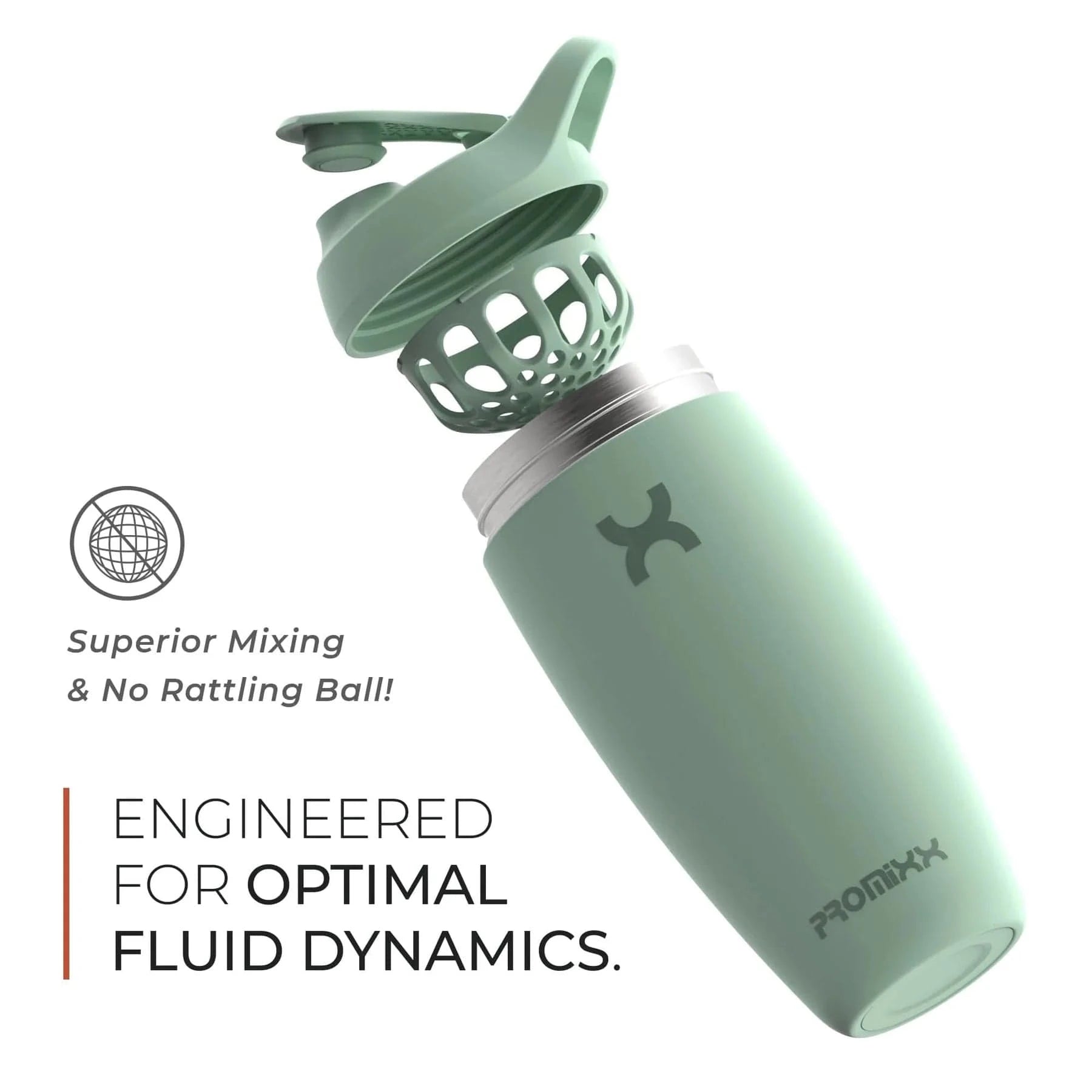 PROMiXX PURSUIT Insulated 550ml Stainless Steel Shaker