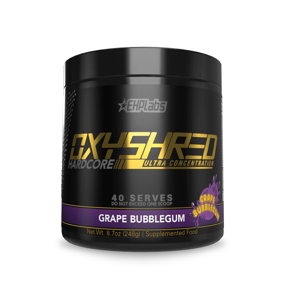 EHP Labs OxyShred Hardcore 40 servings / Grape Bubblegum Thermogenic Fat Burner